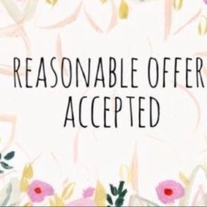 Reasonable Offers Accepted